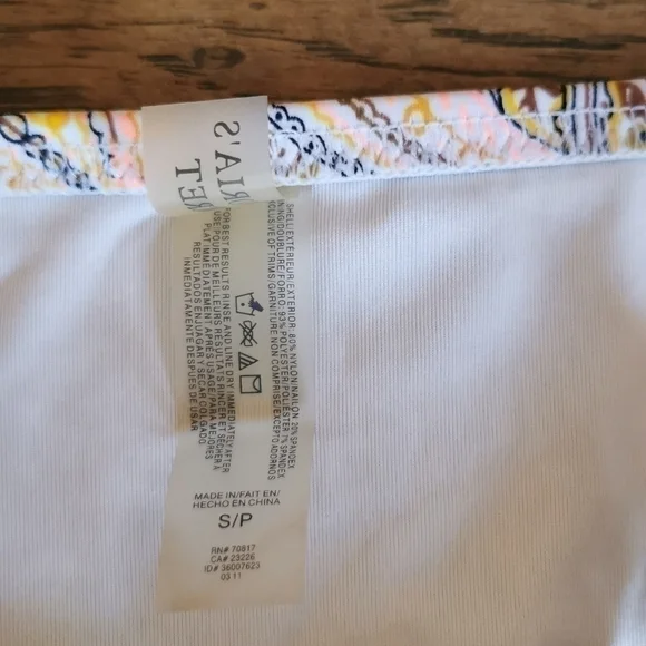 𝅺Victoria's Secret Bikini Bottom Denim Ruffle Small - Picture 4 of 5